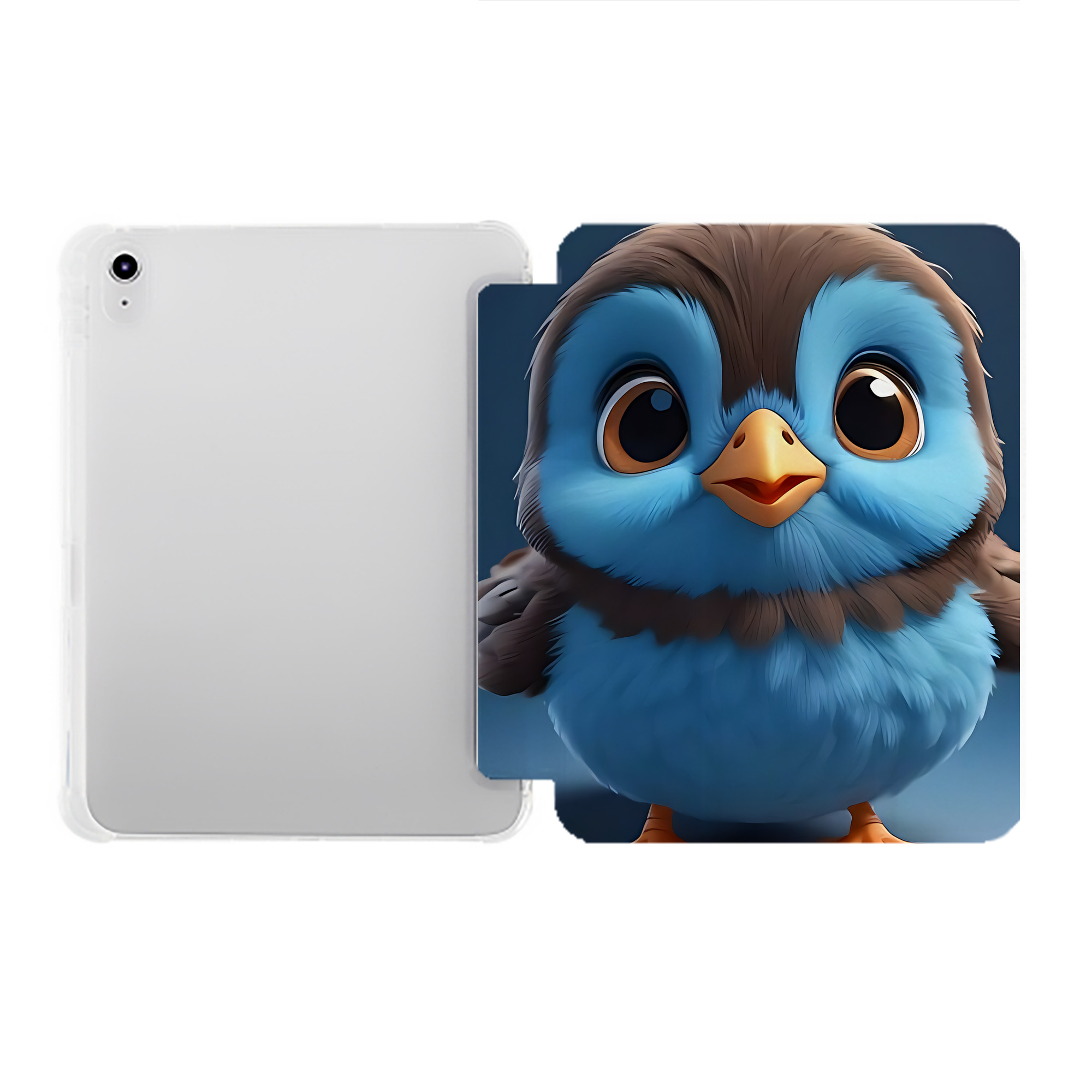 （画像用） Angry Birds アングリーバード IPad ケース ペン収納付き 三つ折りスタンド PUレザー×シリコン 対応機種9.5/10.5/10.9インチ